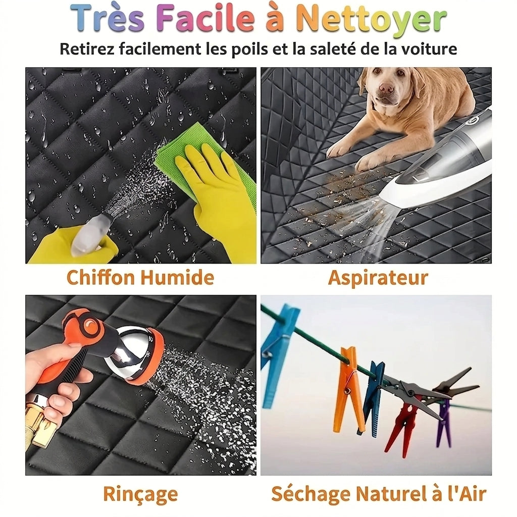 Housse de siège auto universelle 100% imperméable pour animaux